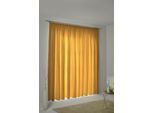 Vorhang WIRTH "Warnow" Gr. 22, gold (goldfarben), B:270cm H:225cm, Chenille, Polyacryl, Gardinen, Vorhang, 270 g/m2