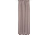 Vorhang WIRTH "Torbole", rot (apricot), B:132cm H:295cm, Baumwolle, Polyester, Gardinen, Vorhang, nach Maß