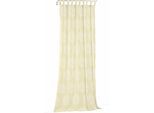 Vorhang WIRTH "Kingston" Gr. 2, beige (creme), B:135cm H:175cm, Jacquard, Polyacryl, Polyester, Gardinen, Vorhang