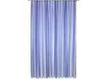 Gardine WIRTH "Eloise" Gr. 17, blau, B:300cm H:245cm, Polyester, Gardinen, Gardine, Store
