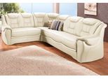 Ecksofa SIT & MORE "Bellevue L-Form", weiß (altweiß), B:265cm H:94cm T:215cm, PRIMABELLE-Microfaser (100% Polyester);SOFTLUX-Kunstleder;Luxus-NaturLEDER, Sofas, Ecksofa, wahlweise mit Bettfunktion
