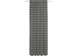 Vorhang ADAM "Circles" Gr. 1, grau (dunkelgrau), B:142cm H:145cm, Jacquard, Baumwolle, Gardinen, Vorhang, aus 100% Bio-Baumwolle