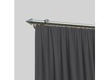 Gardinenstange INDEKO "Palma" Gr. 26, silber (edelstahlfarben), L:350cm, Aluminium, Gardinenstangen, Gardinenstange, Komplett-Set inkl. Ringen und Montagematerial