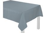 Tischdecke ADAM "Uni Collection Light" Gr. 2, blau (königsblau), B:120cm L:120cm, Bio-Baumwolle, Tischdecken, Tischdecke, aus 100% Bio-Baumwolle