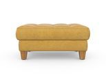 Stauraumhocker SIT & MORE "Westham", gelb (dijon), B:101cm H:47cm T:66cm, 100% Polyester, Hocker, Stauraumhocker, wahlewise mit/ohne Federkern