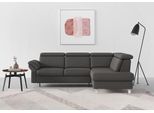 Ecksofa SIT & MORE "Arngast L-Form", braun (mocca), B:245cm H:84cm T:194cm, Sofas, Ecksofa, inklusive Kopfteilverstellung und Federkern