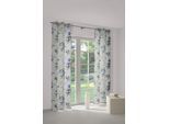 Vorhang WIRTH "Montrose" Gr. 5, lila (lila, blau), B:145cm H:255cm, Polyester, Gardinen, Vorhang