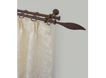 Gardinenstange GARESA "ESPERANCA", braun (rost), L:140cm Ø:16mm, Metall, Gardinenstangen, Gardinenstange, rustikale Vorhanggarnitur, verlängerbar, Eisen, mit Ringe