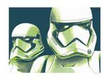 Bild KOMAR "Star Wars Faces Stormtrooper", bunt (farbe bild(er): bunt), B:40cm H:30cm, Holz, Papier, Bilder, Bild, Wandbild zur Dekoration im Kinderzimmer - ohne Rahmen