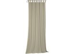 Vorhang WIRTH "Torbole" Gr. 3, grün (lindgrün), B:132cm H:175cm, Jacquard, Baumwolle, Polyester, Gardinen, Vorhang