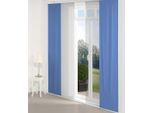 Schiebegardine WIRTH "Dim out" Gr. 1, blau, B:60cm H:145cm, Polyester, Gardinen, Schiebegardine, inkl. Beschwerungsstange