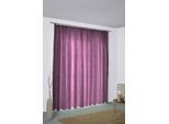 Vorhang WIRTH "Niederau" Gr. 4, lila, B:132cm H:245cm, Jacquard, Polyacryl, Polyester, Gardinen, Vorhang