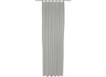 Vorhang ADAM "Uni Collection light", grau (hellgrau), B:142cm H:305cm, Baumwolle (Bio-Baumwolle), Gardinen, Vorhang, aus 100% Bio-Baumwolle