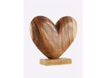 Dekoobjekt HEINE HOME, beige (natur), B:49,5cm H:45,5cm T:10cm, Dekofiguren, Dekoobjekt