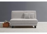 Schlafsofa ELL + ELL "Enny", grau (hellgrau), B:145cm H:85cm T:100cm, 92% Polyester 8% Nylon, Sofas, Schlafsofa