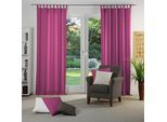 Vorhang WIRTH "Dim out", pink, B:142cm H:175cm, Polyester, Gardinen, Vorhang, nach Maß