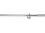 Innenlaufschiene GOOD LIFE "Ranura" Gr. 6, silber (edelstahlfarben), L:240cm Ø:20mm, Aluminium, Metall, Gardinenstangen, Innenlaufschiene
