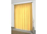 Vorhang WIRTH "NEUFAHRN" Gr. 3, gelb, B:135cm H:225cm, Jacquard, Polyacryl, Polyester, Gardinen, Vorhang