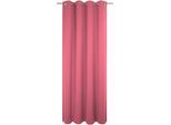 Vorhang ADAM "Uni Collection", pink, B:142cm H:245cm, Baumwolle (Bio-Baumwolle), Gardinen, Vorhang, Blickdichter aus 100% Bio-Baumwolle