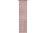 Schiebegardine WIRTH "Laufenberg" Gr. 3, rot (apricot), B:60cm H:225cm, Jacquard, Baumwolle, Polyester, Gardinen, Schiebegardine
