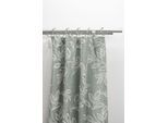Gardinenstange GARESA "EASY", silber (silberfarben), B:64cm L:250cm Ø:20mm, Aluminium, Gardinenstangen, Gardinenstange, Vorhanggarnitur, verlängerbar, Endk. M. Streifen, Alu, mit Ringe