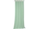 Vorhang WIRTH "Newbury" Gr. 4, grün (mint), B:130cm H:225cm, Jacquard, Baumwolle, Polyester, Gardinen, Vorhang