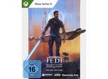 ELECTRONIC ARTS Spielesoftware "Star Wars: Jedi Survivor Deluxe Edition", orange (ohne farbbezeichnung), Xbox Series X, Spielesoftware, Spielesoftware