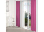 Schiebegardine WIRTH "Dim out" Gr. 4, pink, B:60cm H:245cm, Polyester, Gardinen, Schiebegardine, inkl. Beschwerungsstange