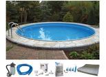 Rundpool MY POOL BWT "PREMIUM inkl. umfangreichem Zubehör", weiß, H:120cm Ø:450cm, Schwimmbecken, Rundpool, Höhe 120 cm, in verschiedenen Größen erhältlich