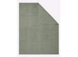 Wohndecke BIEDERLACK Gr. 1, grün (hellgrün), B:150cm L:200cm, 70% Baumwolle, 30% Polyacryl, Wohndecken, Wohndecke