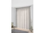 Vorhang WIRTH "Telfort" Gr. 2, braun, B:132cm H:175cm, Jacquard, Baumwolle, Polyester, Gardinen, Vorhang