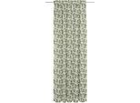 Vorhang ADAM "Good Old Days" Gr. 4, grün (dunkelgrün), B:142cm H:245cm, Jacquard, Baumwolle, Gardinen, Vorhang, aus 100% Bio-Baumwolle