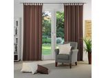 Vorhang WIRTH "Dim out", braun, B:142cm H:285cm, Polyester, Gardinen, Vorhang, nach Maß