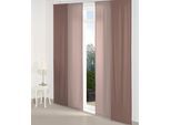 Schiebegardine WIRTH "Torbole" Gr. 4, rot (apricot), B:60cm H:245cm, Jacquard, Baumwolle, Polyester, Gardinen, Schiebegardine