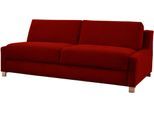 Schlafsofa BALI "Viola, Dauerschläfer", rot, B:201cm, 100% Polyester, Sofas, Schlafsofa, in 140er und 160er Breite, 3 Varianten, auch mit Ergoflex-Lattenrost