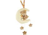 Spieluhr FEHN "Rainbow, Teddy im Mond", braun, Spieluhren, BabyH:20cm, Plüsch, Spieluhr, H:20cm