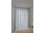 Vorhang WIRTH "Benewitz" Gr. 5, blau, B:132cm H:255cm, Jacquard, Baumwolle, Polyester, Gardinen, Vorhang