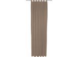 Vorhang ADAM "Uni Collection", braun, B:142cm H:145cm, Baumwolle (Bio-Baumwolle), Gardinen, Vorhang, Blickdichter aus 100% Bio-Baumwolle