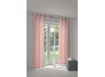 Vorhang ADAM "Little Parrot" Gr. 4, rosa, B:145cm H:245cm, Jacquard, Baumwolle (Bio-Baumwolle), Gardinen, Vorhang, aus 100% Bio-Baumwolle