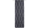 Vorhang ADAM "Casket Valdelana" Gr. 1, blau (dunkelblau), B:142cm H:145cm, Jacquard, Baumwolle, Gardinen, Vorhang, aus 100% Bio-Baumwolle