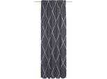 Vorhang ADAM "Casket Valdelana" Gr. 4, blau (dunkelblau), B:142cm H:245cm, Jacquard, Baumwolle, Gardinen, Vorhang, aus 100% Bio-Baumwolle