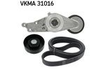 SKF Keilrippenriemensatz VKMA 31016 für RENAULT SKODA VW PEUGEOT SEAT (SVW) AUDI CITROËN VAUXHALL (FAW) SUBARU OPEL 1340662 044260849B 9649592880