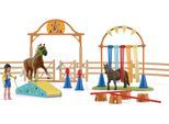 Spielwelt SCHLEICH "FARM WORLD, Pony Agility Training (42481)", bunt, Spielfigurenwelten, Kinder, Kunststoff, Spielwelt