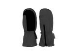 Fäustlinge MAXIMO, Jungen, Gr. 4, grau (anthrazit), Stoff, Kunstfaser, unifarben, Handschuhe Fäustlinge, mit Reißverschluß, atmungsaktiv, beschichtet, langer Schaft