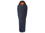 Mountain Equipment - Glacier 300 - Daunenschlafsack Gr Regular - Body Size: 185 cm Zip: Left Obsidian