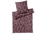 Bettwäsche ELEGANTE "Cherry Blossom", rose, wine, B/L: 155cm x 220cm, 1 Stk., 1 Stk., Interlock-Jersey, B/L: 80cm x 80cm, 2 Stk., Interlock-Jersey, Obermaterial: 100% Baumwolle, Bettwäsche, Bettwäsche, angenehmes Hautgefühl