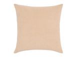Dekokissen PAD "LOOPY", sand, unifarben, B:48cm L:48cm, Baumwolle, Dekokissen_Sitzkissen_Kissenhüllen, frottee look