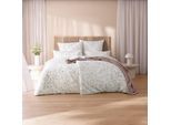 Bettwäsche ESTELLA "Christa", 100, weiß, B/L: 155cm x 220cm, 1 Stk., 2 Stk., Schweizer Satin, B/L: 80cm x 80cm & 40cm x 80cm, 3 tlg., Schweizer Satin, Obermaterial: 100% Baumwolle, Bettwäsche, Bettwäsche, Schweizer Premium-Satin aus 100% Baumwolle