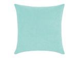 Dekokissen PAD "LOOPY", mint, unifarben, B:48cm L:48cm, Baumwolle, Dekokissen_Sitzkissen_Kissenhüllen, frottee look
