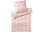 Bettwäsche ELEGANTE "Lucid", rosa (pfirsich rose), B/L: 155cm x 220cm, 1 Stk., 1 Stk., Mako-Batist, B/L: 80cm x 80cm, 2 Stk., Mako-Batist, Obermaterial: 100% Baumwolle, Bettwäsche, Bettwäsche, angenehmes Hautgefühl